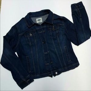 Old Navy dark denim jacket
